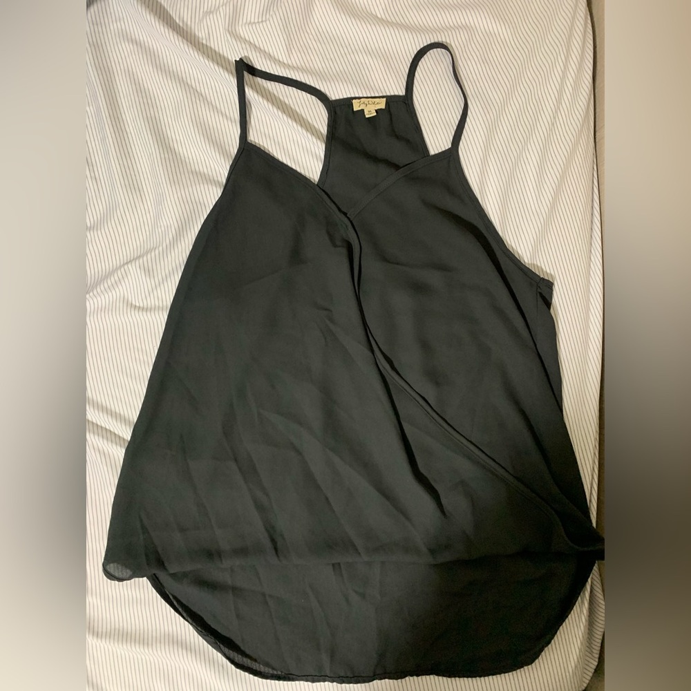 Lily White Black Camisole Top